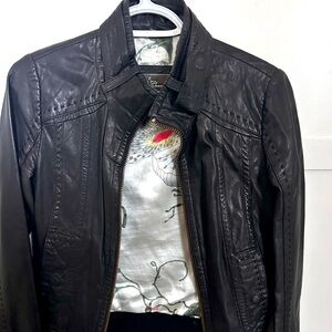 Aritzia leather jacket